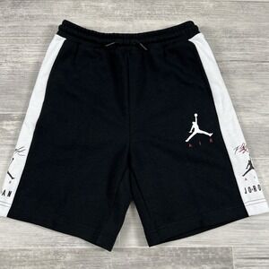 Boys Nike Air Jordan Black/White Shorts Relaxed Fit Size Large Style‎ 95B499-023